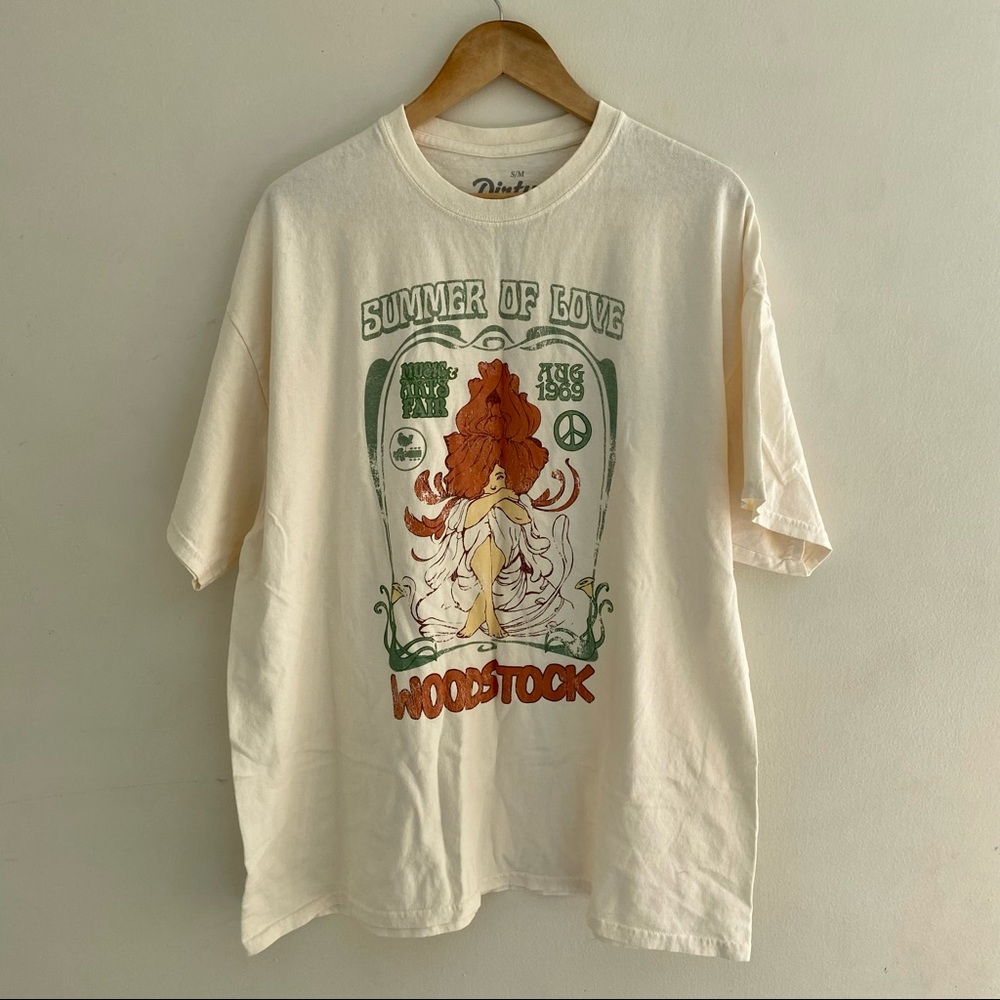 UO woodstock summer of love graphic tee